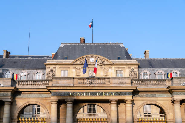 conseil d’etat français - paris, france - condition photos et images de collection