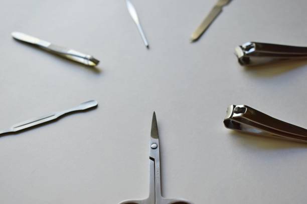 istock A variety of tools for pedicure on a white background 1222866466