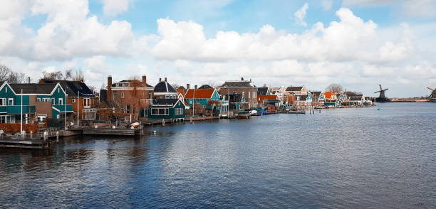 istock Houses on the river. Travel in Netherlands 1222866482