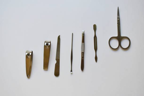 istock A variety of tools for pedicure on a white background 1222866591