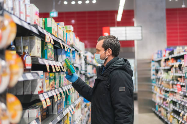 istock Shopping during Pandemic times 1222879386