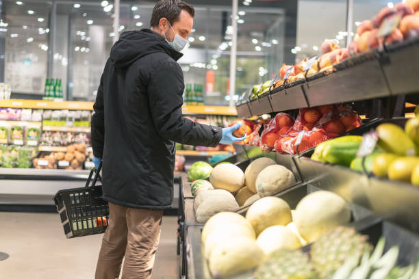 istock Shopping during Pandemic times 1222879396