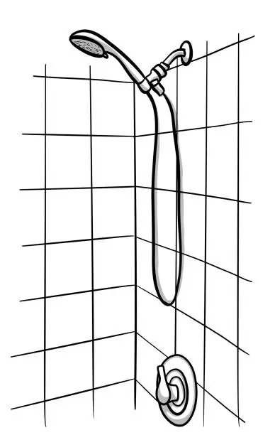 Vector illustration of Shower Head