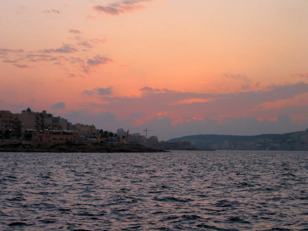 istock Sunset over the Mediterranean Sea, Malta. 1222879621