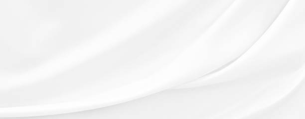 istock White gray satin texture that is white silver fabric silk panoramic background with beautiful soft blur pattern natural. 1222882842