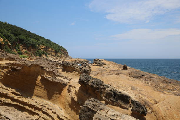 istock Yehliu Geopark in Taiwan 1222885392