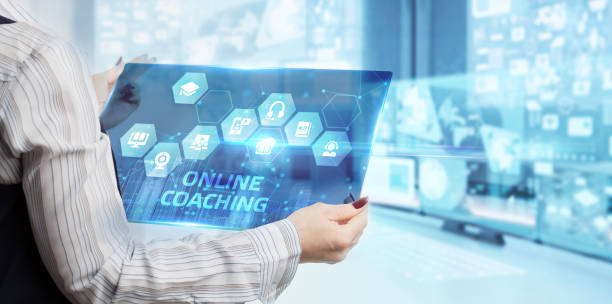 istock Business, Technology, Internet and network concept. Coaching mentoring education business training development E-learning concept. 1222886310