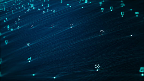 istock Online shopping concept. Abstract online shopping internet retail e-commerce and location services. 1222888705