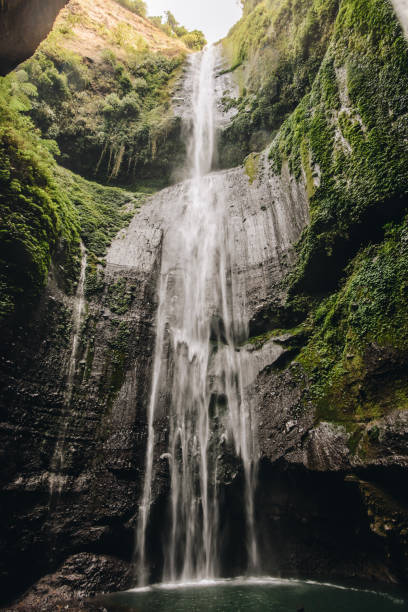 istock Beautiful view of Madakaripura waterfalls in Java, Indonesia. 1222889444