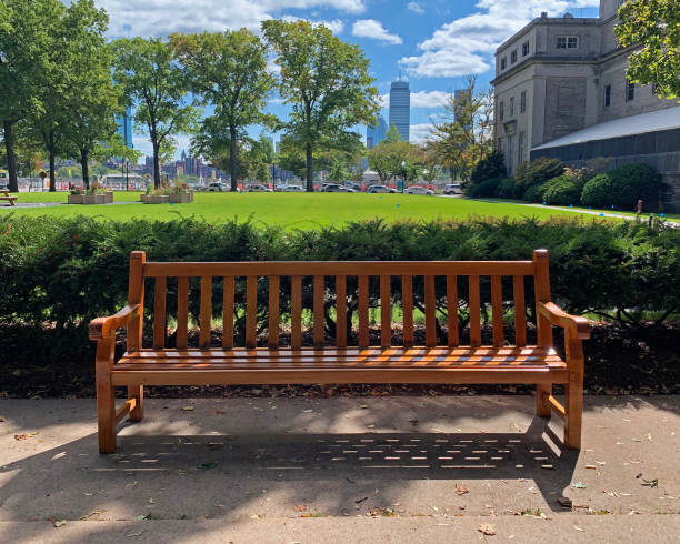 istock Wooden Beach in Front of Lawn 1222898690