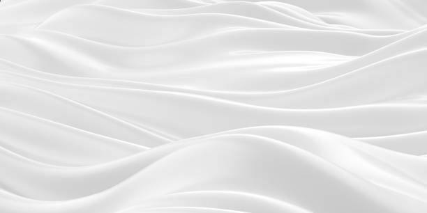 White abstract liquid wavy background stock photo