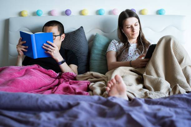 istock Couple spending a lazy morning in bed 1222912609