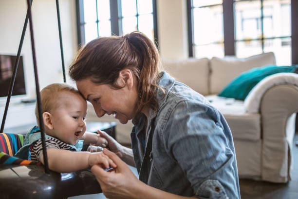 istock Happy moments with mom 1222914770