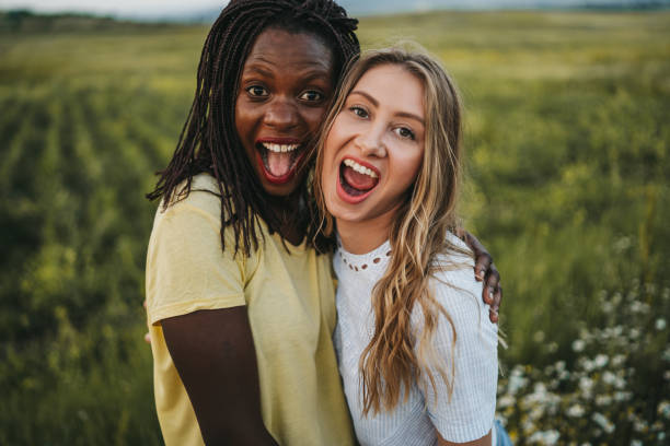 istock Spending day with best friends in nature 1222914831