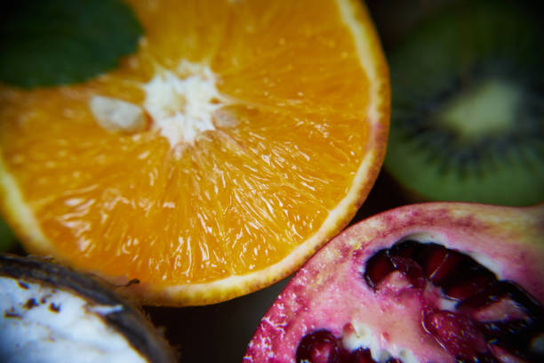 istock tropical fruit composition;  fruit colors and flavors. 1222914931
