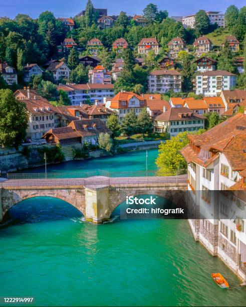 Travel Stock Photo - Download Image Now - Bridge - Built Structure, Switzerland, Bern