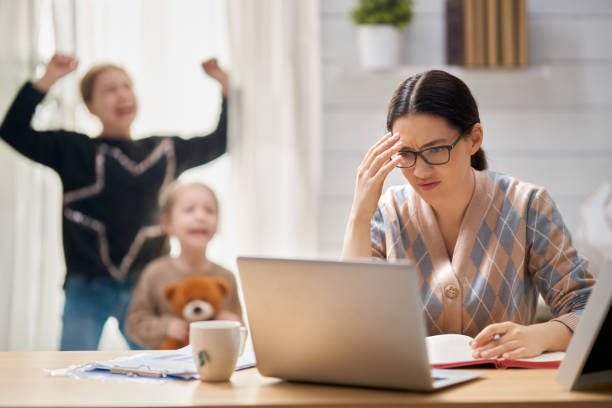 istock Woman working on a laptop. 1222915126