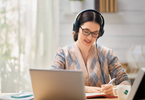 istock Woman working on a laptop. 1222915216