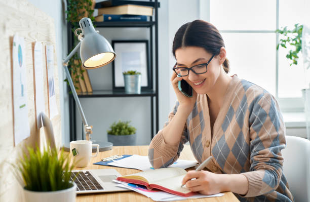 istock Woman working on a laptop. 1222915247