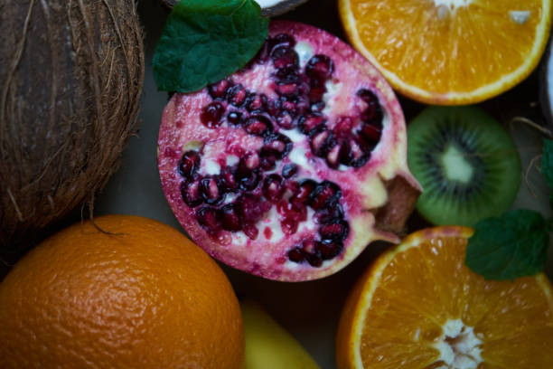 istock tropical fruit composition;  fruit colors and flavors. 1222915915