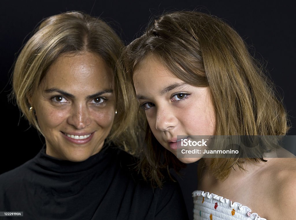 Mãe e Filha - Royalty-free 10-11 Anos Foto de stock
