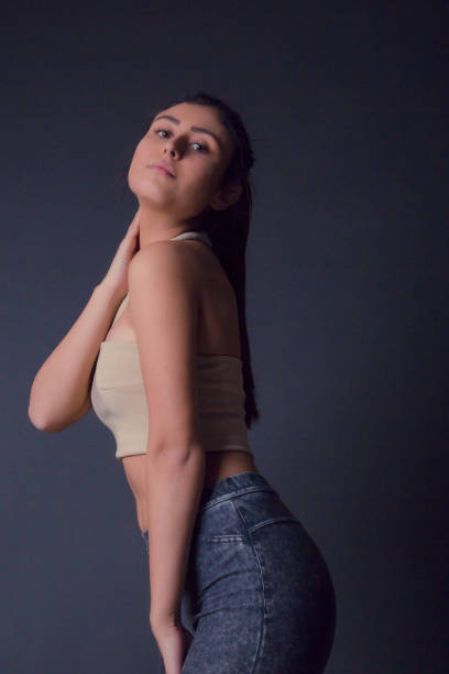 istock sexy woman shoot in the studio 1222919678