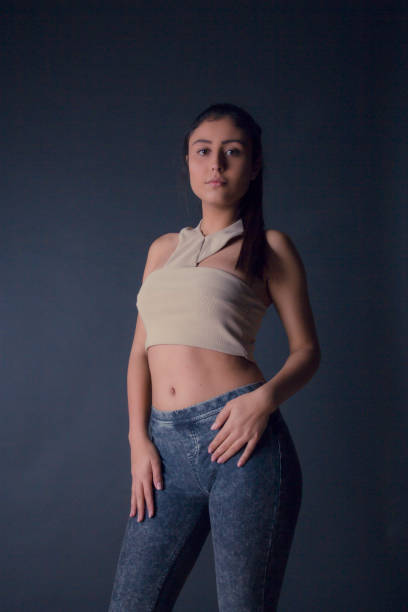 istock sexy woman shoot in the studio 1222919681
