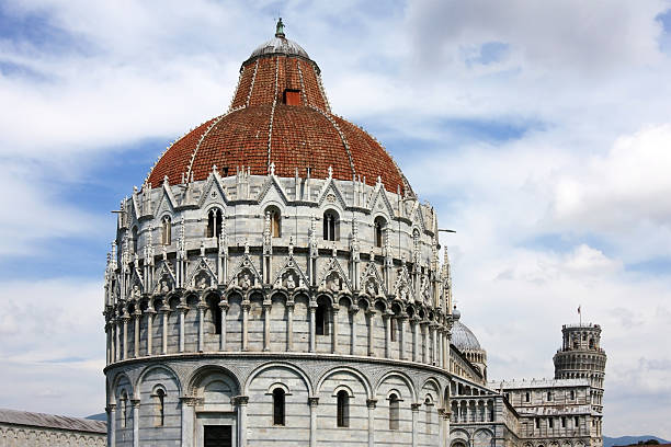 istock Baptistry, cathedral and Leaning Tower of Pisa 122292554