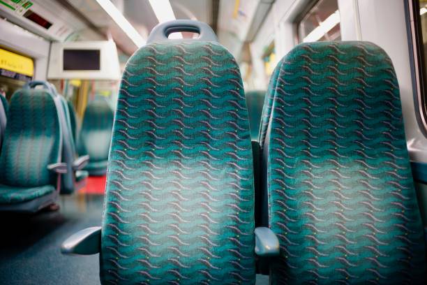 Free Stock Photo of Inside of a Bus With Purple Seats | Download Free ...