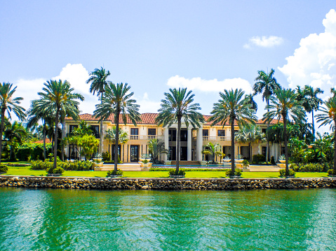 In August 2016, tourists were taking a tourboat to admire luxury villas on Star Island in Miami.