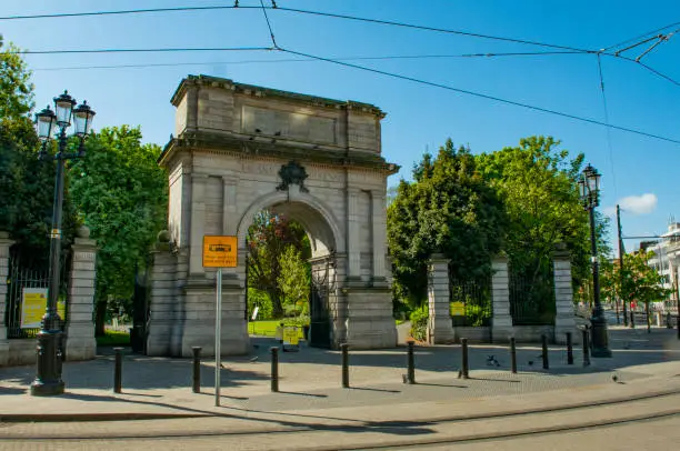 Photo of St. Stephens Green, Dublin, Ireland.