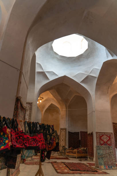 istock The old carpet market in Bukhara 1222935930