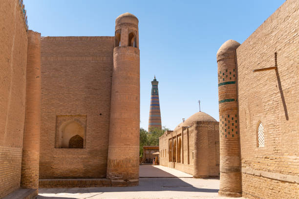 istock The view inside the Itchan Kala fortress 1222936207