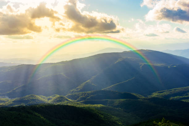 istock wonderful alpine landscape on summer evening 1222940465