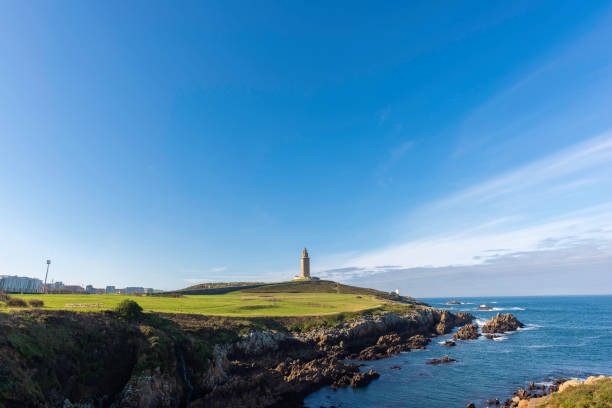 istock Coast of Hercules Tower (La coruna, Spain). 1222942097