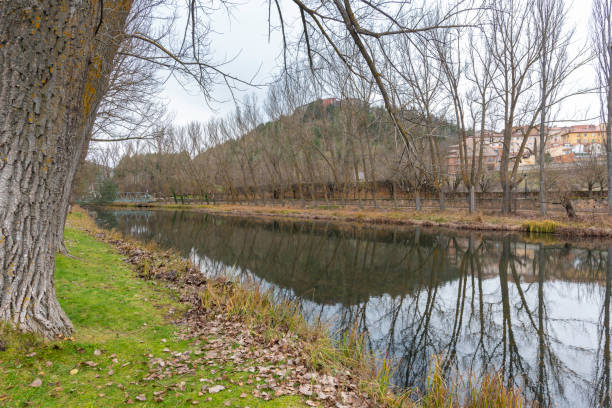 istock River walk in Soria, Spain. 1222942163