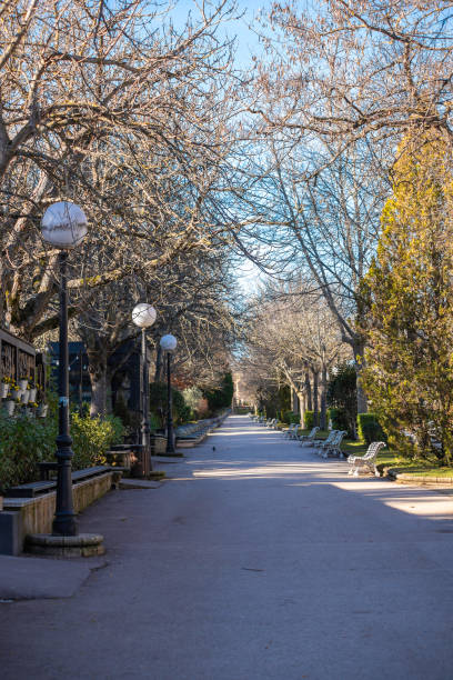 istock Park in Soria city, Spain. 1222942405