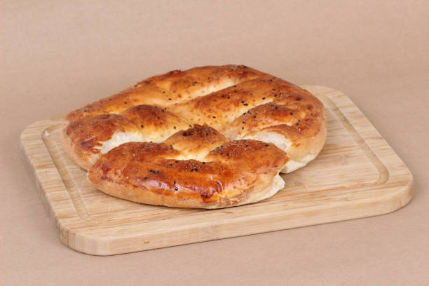 istock Ramadan Pita (Ramazan Pidesi) Traditional Turkish bread for holy month Ramadan. 1222942623