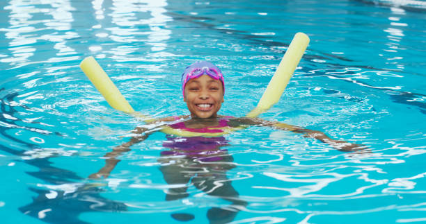 istock Pool noodles make learning to swim fun 1222945946