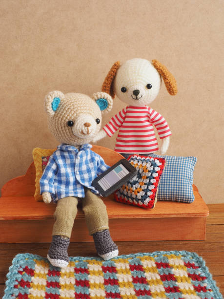 istock Small and cute animal amigurumi 1222947020