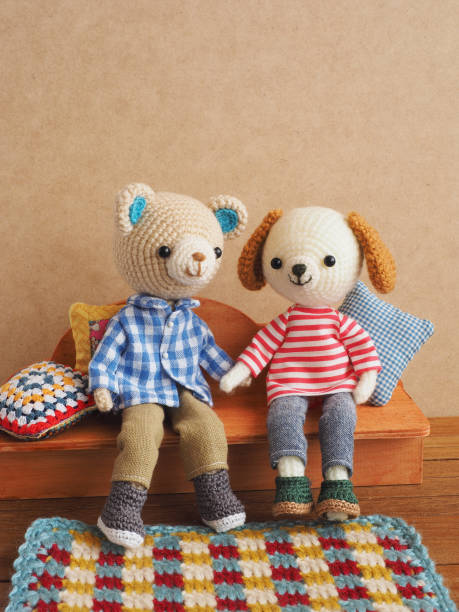 istock Small and cute animal amigurumi 1222947558