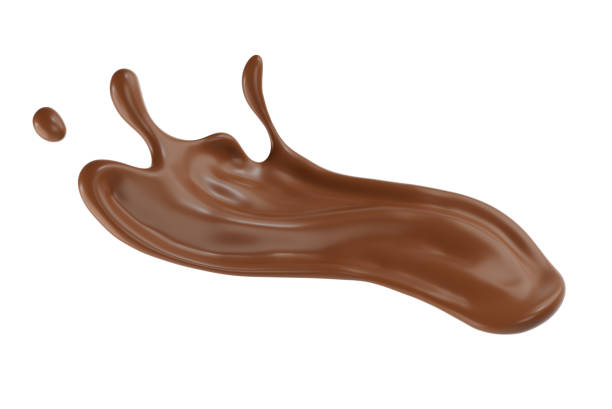 горячий шоколадный крем всплеск - chocolate стоковые фото и изображения