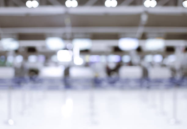 istock Blur background of check in counter 1222949294