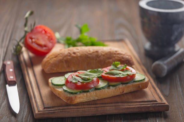 istock breakfast sandwiches, egg salad sandwich, eggs avocado, tuna eggs, fish eggs, stone background, eggs fresh 1222952494