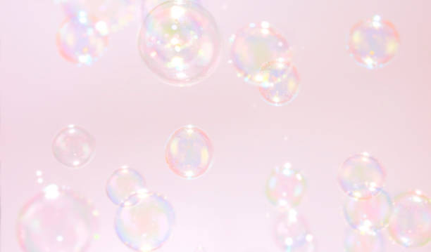 istock beautiful color pink bubbles background 1222956656