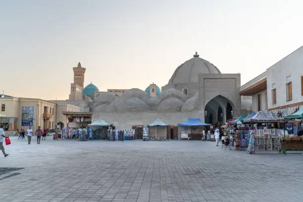 The toki zagaron bazaar in Bukhara