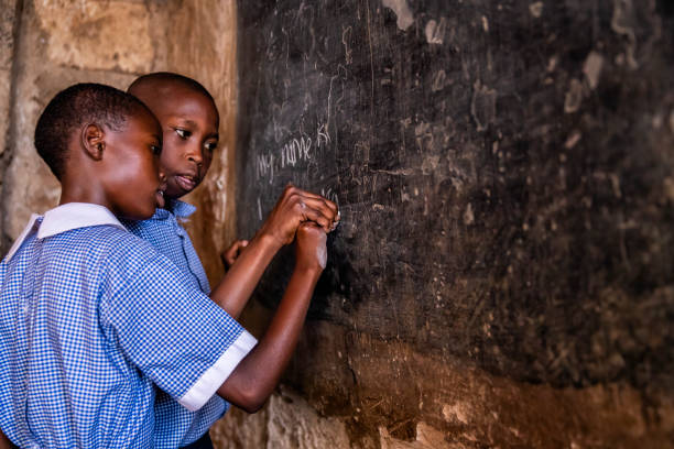 istock African children are learning English language, orphanage in Kenya 1222961271