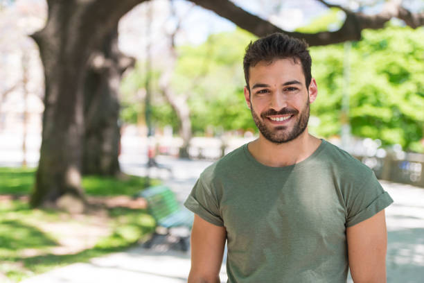 istock Young Argentinian man portrait 1222962643