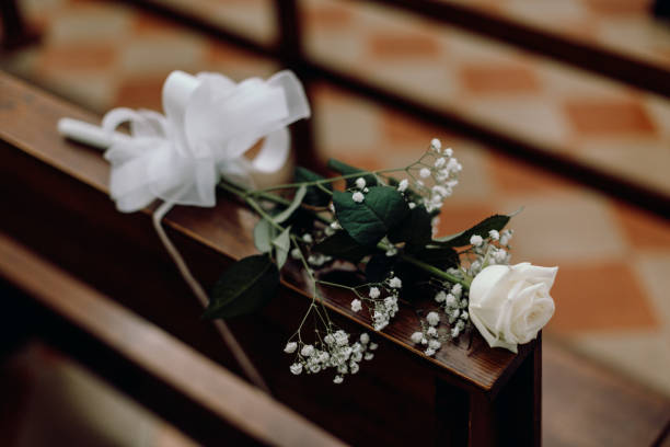 istock Ceremonies and weddings. Wedding flowers 1222964949