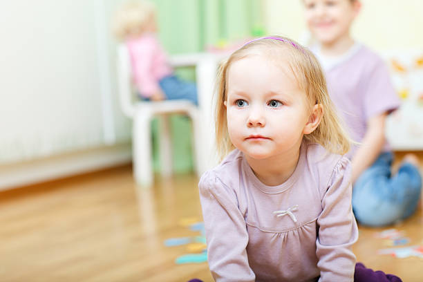 istock Two kids at daycare 122296586